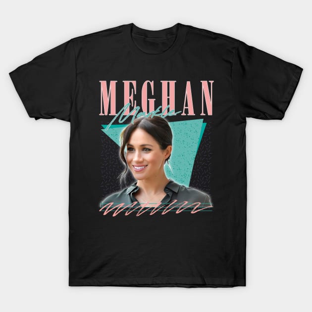 Meghan Markle Fan Art Design T-Shirt by DankFutura